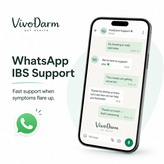 Dein persönlicher IBS Coach — direkt auf WhatsApp